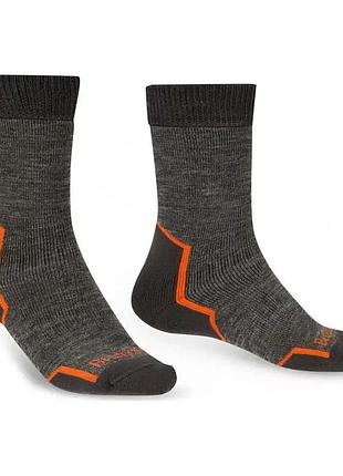 Шкарпетки bridgedale men's heavy weight merino comfort grey розмір eu-36-39
