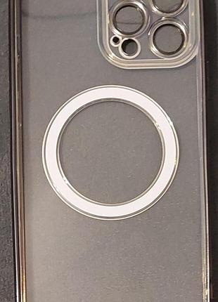 Чехол для iphone 13 pro max серый 2
