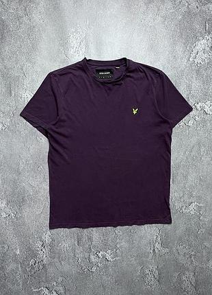 Vintage винтажная футболка lyle scott лайл скотт big logo size m размер м