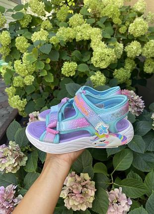 Босоніжки skechers unicorn dreams 35 розмір