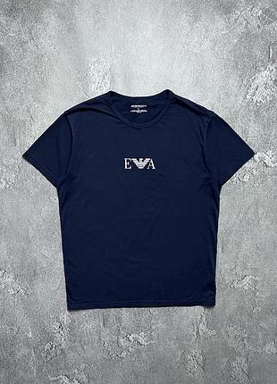 Vintage винтажная футболка emporio armani эмпорио армани big logo size xl размер хл
