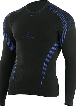 Термофутболка lasting stem black blue розмір int-l/xl