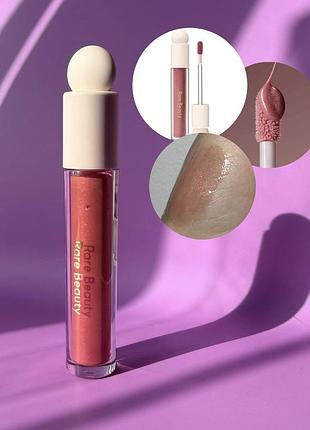 Rare beauty by selena gomez  positive light luminizing lip gloss сяючий блиск для губ із ефектом «скляних» губ