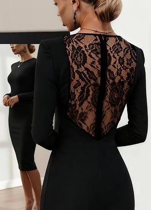 Изысканное черное платье