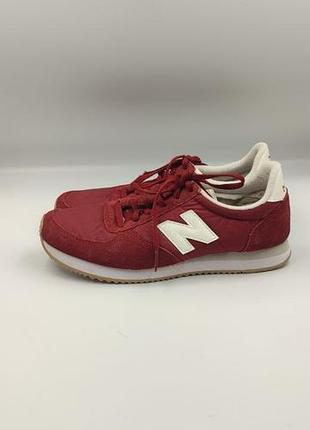Замшевые ретро-кроссовки new balance 220 бордовые, размер 40