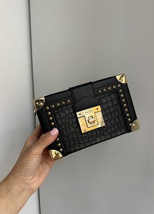 Сумка клатч чорний aldo