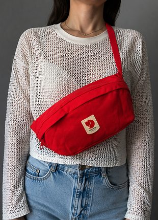 Топ якість! бананка, сумка на пояс fjallraven kanken з тканини не промокає