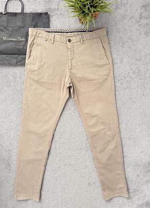 Чоловічі брюки чінос штани massimo dutti оригінал 34 р