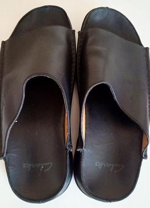 Чоловічі шкіряні шльопанці clarks