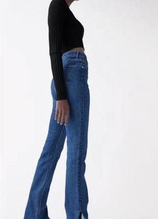 Джинсы высокая посадка bershka w26