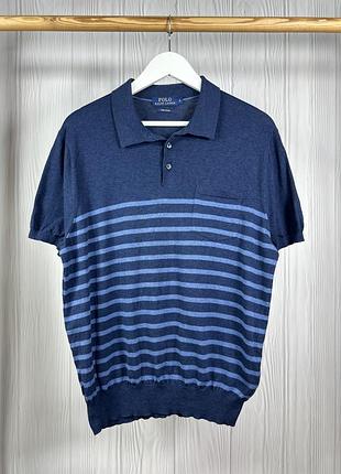 Polo ralph lauren pima cotton old money поло в красивому дизайні оригінал розмір l