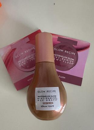 Серум / сироватка для сяйва шкіри glow recipe watermelon glow niacinamide drops hue