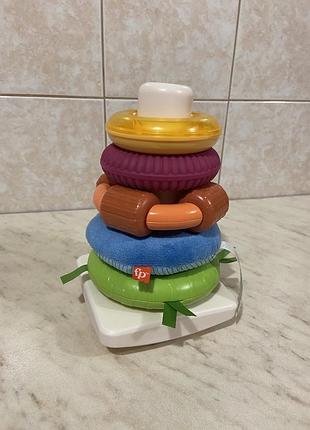 Сенсорна розвиваюча пірамвдка від fisher price
