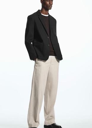Блейзер мужской cos single-breasted twill blazer / 48,50