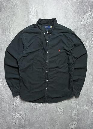 Vintage винтажная рубашка polo ralph lauren поло ральф лаурен big pony size xl размер хл