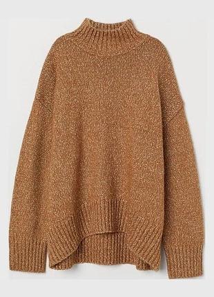 Бавовняний светр з високим горлом h&m хлопковый свитер с высоким горлом