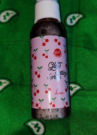 Осветляющий спрей-фиксатор для макияжа bell x kartoni glow setting spray