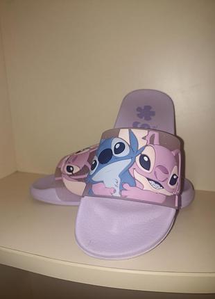 Лавандовые шлепанцы lilo &amp; stitch, disney, 31