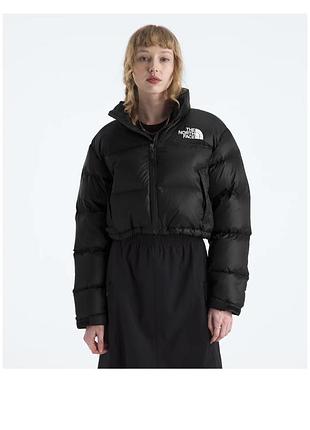 Пуховик чорний the north face 🔥