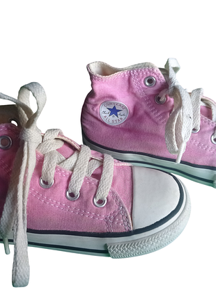 Кеди на дівчинку converse pink chuck taylor all star 24 розмір