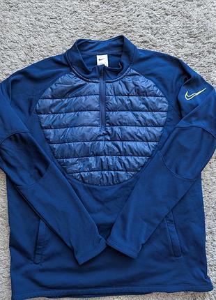 Спортивная кофта nike terma fit, size xl, состояние идеальное, рукав до горла 85 подмышки 64 длина 73
