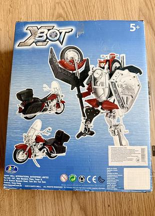 Робот-трансформер x-bot 80060, робот-мотоцикл 2 в 1, 5+ 4