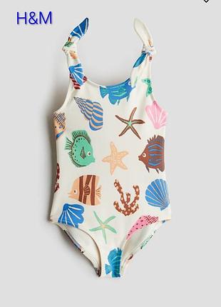 Новый детский купальник для пляжа и бассейна бренда h&amp;m 796 5-6 eur 110-116
