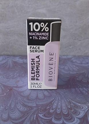 Cироватка для обличчя biovene 10% niacinamide + 1% zinc