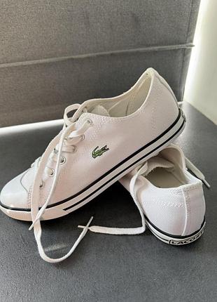 Білі кеди lacoste l27 оригінал