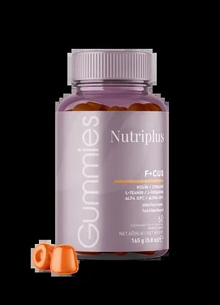 Дієтична добавка желейні вітаміни focus nutriplus, 60 шт