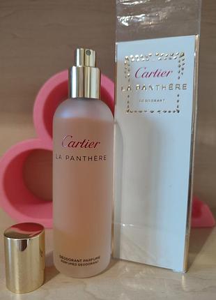 Парфюмированный дезодорант-спрей для женщин cartier la panthère deodorant parfume (100 ml) / 99 ml