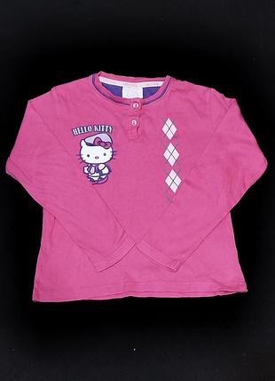 Розовый джемпер hello kitty 116-122р 7761
