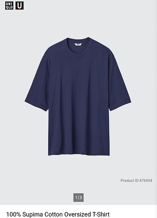 Жіноча футболка  uniqlo 100% supima cotton oversized , size s(підійде на м/l), легка та  дуже приємна до тіла, плечі 45 підпахви 53 довжина 68