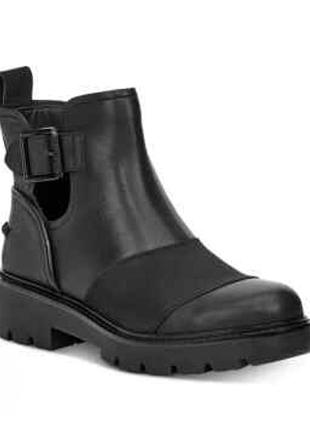 Черные кожаные ботинки ugg stockton /15372/