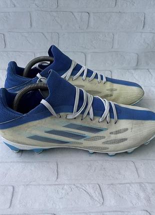 Чоловічі професійні копочки адідас спідфлоу adidas x speedflow.2 mg size 44 розмір бутси копи профі взуття кросівки для футболу оригінал