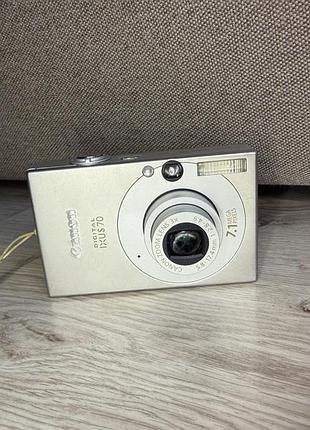 Цифровой фотоаппарат canon ixus 70 винтажный