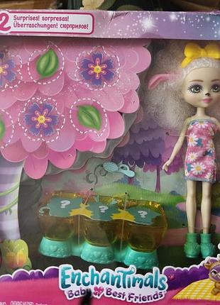 Кукла enchantimals овечья овца с аксессуарами набор из европы best friend