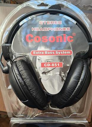 Наушники cosonic с микрофоном