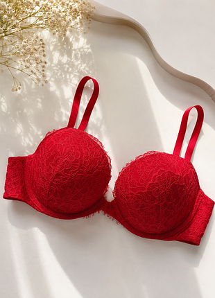 Розкішний мереживний бюстгальтер victoria’s secret з push-up (розмір 36c / 80c)