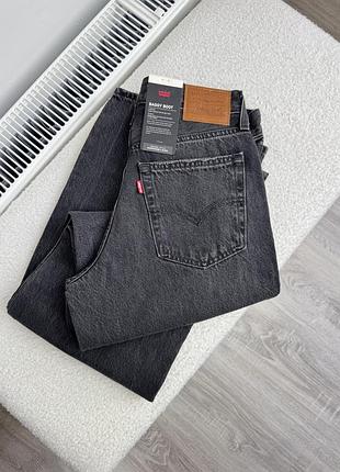 Джинси levis baggy boot жіночі графітові