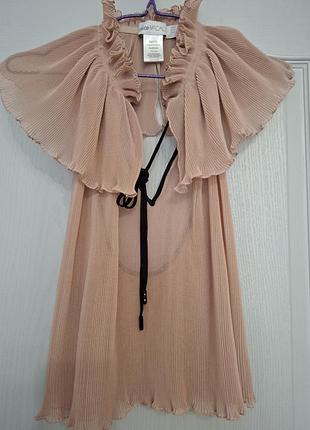 Изысканный плиссированный топ alice mccall notion top (aus 4 / xxs-xs)