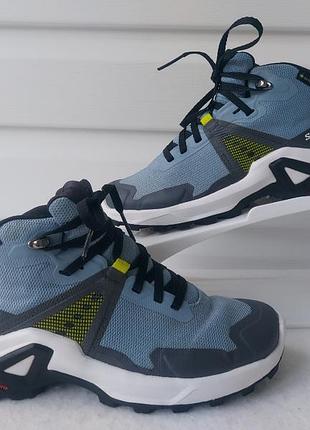Детские треккинговые ботинки salomon x raise mid23x j