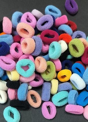 140 шт резинки маленькие детские для волос