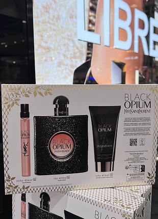 Розкішний подарунковий набір ysl black ⚫️ opium