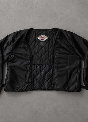 Черная брендовая подстежка / куртка harley-davidson (an american legend)