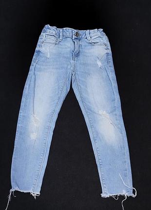 Джинсы zara girls 116р 7751