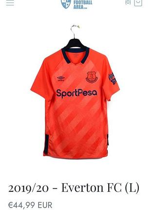 Ігрова футболка umbro фк евертон 2019/2020