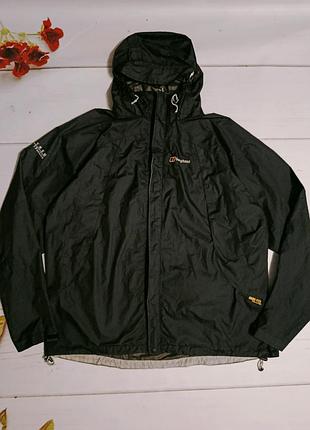 Черная премиальная куртка ветровка на мембране оверсайз berghaus extrem gore tex (оригинал)