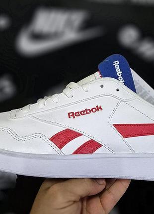 Чоловічі кросівки reebok royal techque t «white rebel red»(оригінал)розмір 45-29,5см.