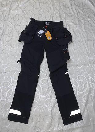 Чоловічі робочі штани-брюки преміум-серії — helly hansen kensington construction trousers. розмір s.